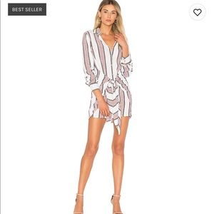 L’Acadamie Wrap Tie Dress